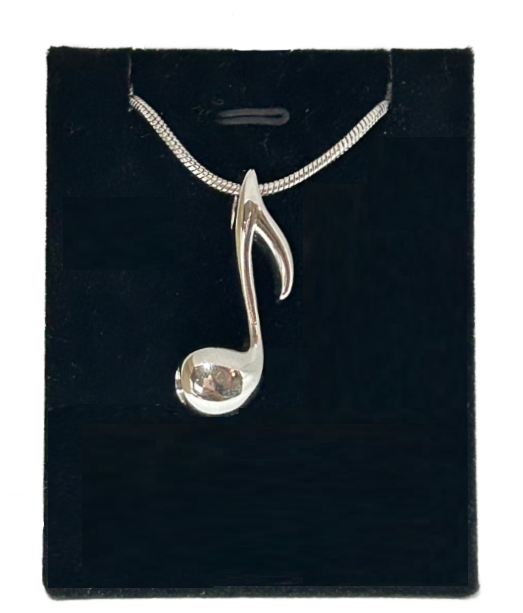 Music Note Cremation Pendant BOGO