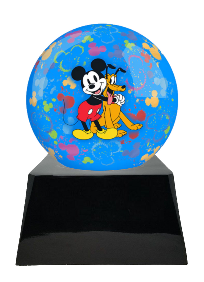 Disney's Mickey Mouse and Friends Memorial Fan Urn Base with Add-On Decorative Sphere