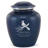 Grace Cardinal Adult Cremation Urn in Blue, Grace Cardinal Adult Custom Engraved Urns for Ashes in Blue, Embrace Cardinal Adult Cremation Urn in Blue, Embrace Cardinal Adult Urn for Ashes in Blue, Embrace Cardinal Cremation Urn in Blue, Embrace Cardinal Urn for Ashes in Blue, Grace Cardinal Urn for Ashes in Blue, Grace Cardinal Cremation Urn in Blue - Memorials4u