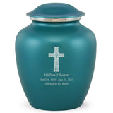 Grace Celtic Cross Adult Cremation Urn in Teal, Grace Celtic Cross Adult Custom Engraved Urns for Ashes in Teal, Embrace Celtic Cross Adult Cremation Urn in Teal, Embrace Celtic Cross Adult Urn for Ashes in Teal, Embrace Celtic Cross Cremation Urn in Teal, Embrace Celtic Cross Urn for Ashes in Teal, Grace Celtic Cross Urn for Ashes in Teal, Grace Celtic Cross Cremation Urn in Teal - Memorials4u
