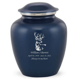 Grace Deer Adult Cremation Urn in Blue, Grace Deer Adult Custom Engraved Urns for Ashes in Blue, Embrace Deer Adult Cremation Urn in Blue, Embrace Deer Adult Urn for Ashes in Blue, Embrace Deer Cremation Urn in Blue, Embrace Deer Urn for Ashes in Blue, Grace Deer Urn for Ashes in Blue, Grace Deer Cremation Urn in Blue - Memorials4u