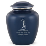 Grace Golfer Adult Cremation Urn in Blue, Grace Golfer Adult Custom Engraved Urns for Ashes in Blue, Embrace Golfer Adult Cremation Urn in Blue, Embrace Golfer Adult Urn for Ashes in Blue, Embrace Golfer Cremation Urn in Blue, Embrace Golfer Urn for Ashes in Blue, Grace Golfer Urn for Ashes in Blue, Grace Golfer Cremation Urn in Blue - Memorials4u