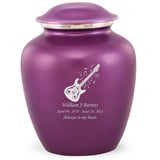 Grace Guitar Adult Cremation Urn in Purple, Grace Guitar Adult Custom Engraved Urns for Ashes in Purple, Embrace Guitar Adult Cremation Urn in Purple, Embrace Guitar Adult Urn for Ashes in Purple, Embrace Guitar Cremation Urn in Purple, Embrace Guitar Urn for Ashes in Purple, Grace Guitar Urn for Ashes in Purple, Grace Guitar Cremation Urn in Purple - Memorials4u