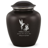 Grace Hummingbird Adult Cremation Urn in Black, Grace Hummingbird Adult Custom Engraved Urns for Ashes in Black, Embrace Hummingbird Adult Cremation Urn in Black, Embrace Hummingbird Adult Urn for Ashes in Black, Embrace Hummingbird Cremation Urn in Black, Embrace Hummingbird Urn for Ashes in Black, Grace Hummingbird Urn for Ashes in Black, Grace Hummingbird Cremation Urn in Black - Memorials4u