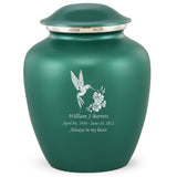 Grace Hummingbird Adult Cremation Urn in Green, Grace Hummingbird Adult Custom Engraved Urns for Ashes in Green, Embrace Hummingbird Adult Cremation Urn in Green, Embrace Hummingbird Adult Urn for Ashes in Green, Embrace Hummingbird Cremation Urn in Green, Embrace Hummingbird Urn for Ashes in Green, Grace Hummingbird Urn for Ashes in Green, Grace Hummingbird Cremation Urn in Green - Memorials4u