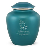Grace Praying Hands Adult Cremation Urn in Teal, Grace Praying Hands Adult Custom Engraved Urns for Ashes in Teal, Embrace Praying Hands Adult Cremation Urn in Teal, Embrace Praying Hands Adult Urn for Ashes in Teal, Embrace Praying Hands Cremation Urn in Teal, Embrace Praying Hands Urn for Ashes in Teal, Grace Praying Hands Urn for Ashes in Teal, Grace Praying Hands Cremation Urn in Teal - Memorials4u