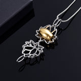 Lotus Cremation Pendant - Memorials4u