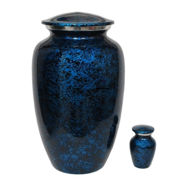 Forest Blue Cremation Urn For Ashes Memorials4u 