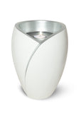 Fiberglass Candle Adult Cremation Urn - Fiberglass Candle Adult Cremation Urns For Ashes, White Candle Fiberglass Cremation Urns For Ashes, Fiberglass White Candle Cremation Urns, Fiberglass White Candle Funeral Urns, Fiberglass White Candle Memorial Urn