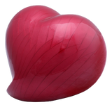 Eternal Heart Cremation Urn - Red - Memorials4u