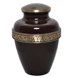 Capella Brown Cremation Urn - Memorials4u