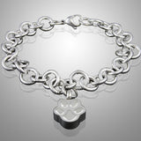 Paw Stainless Steel Cremation Keepsake Bracelet - Memorials4u