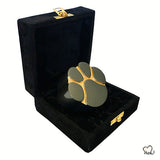 Pet Keepsake Urn - Paw Print Pet Urn - Custom Urn for Pet Ashes in Slate With Box -  Memorials4u
