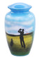 Golfing On The Green Adult Cremation Urn - Memorials4u