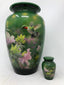 Hummingbird Over Pink Flowers Adult Cremation Urn - Memorials4u