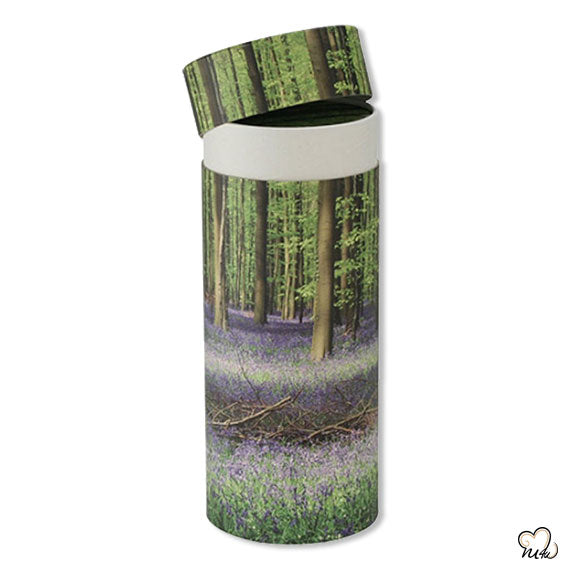 Bluebell Blossom Scattering Tube Urn, Scattering Tubes - Memorials4u