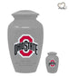 Ohio State University Buckeyes College Cremation Urn - Gray