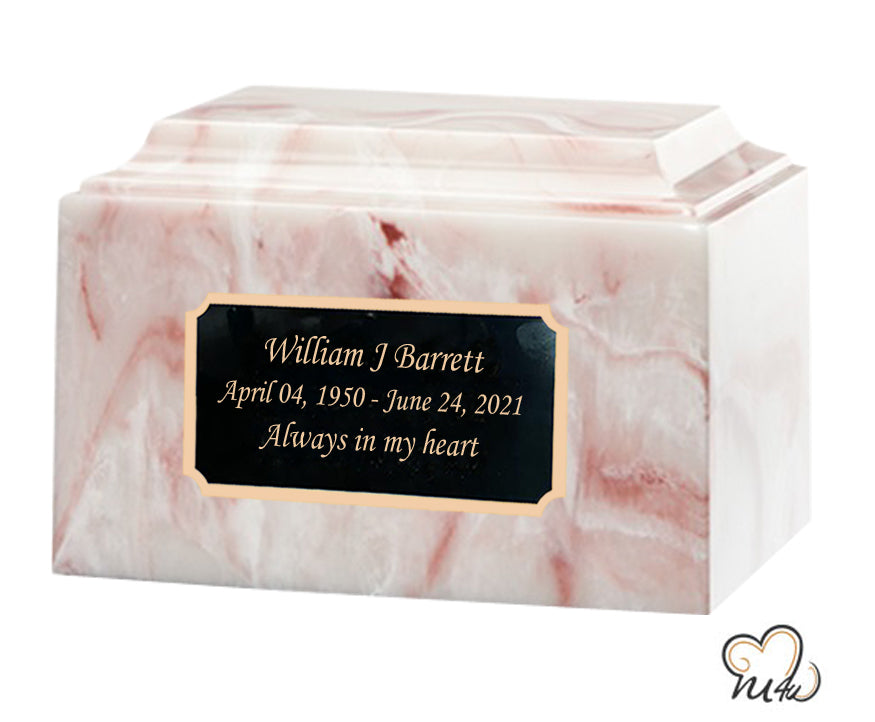 Pink Onyx Cultured Marble Urn - Memorials4u