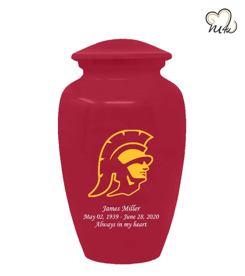 University of Southern California Trojans Football Memorial Cremation Urn - Memorials4u