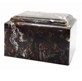 Aztec Black Cultured Marble Urn