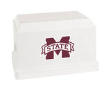 Mississippi Bulldogs College Cremation Urn - Maroon
