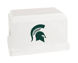 Michigan State University Spartans College Cremation Urn - Green
