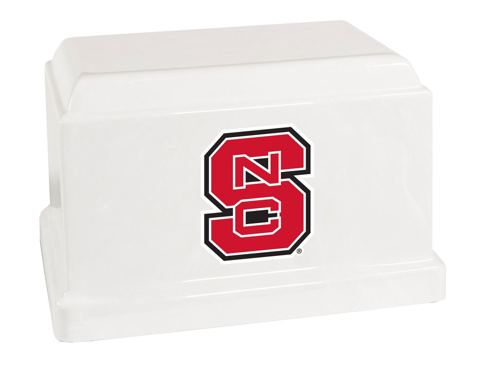 Red North Carolina State Wolfpack University College Cremation Urn