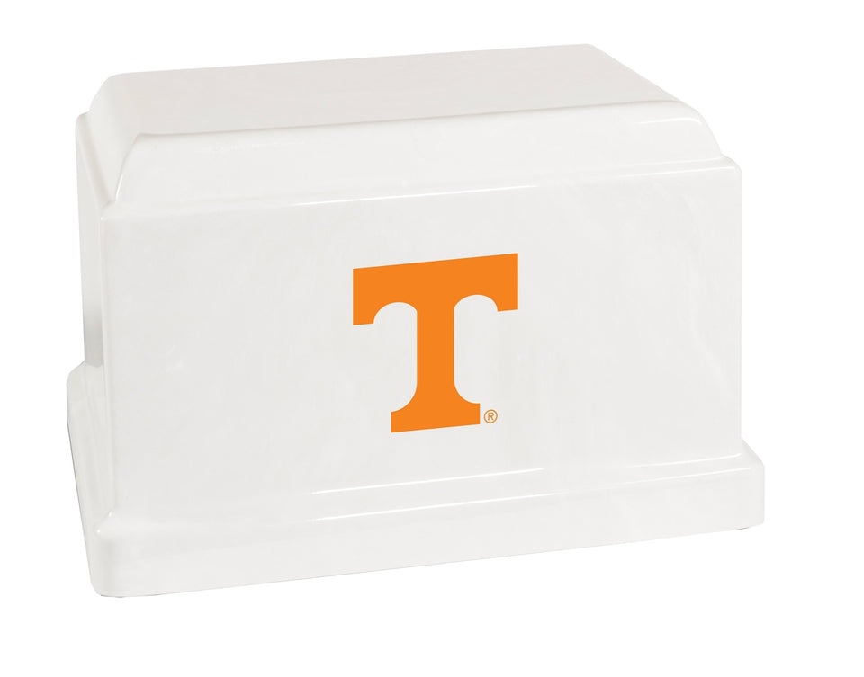University of Tennessee Volunteers College Cremation Urn - Light Orange