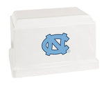 University of North Carolina Tar Heels College Cremation Urn - White
