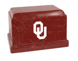 Oklahoma Sooners Red Cremation Urn