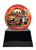 Pixar's Lightning McQueen & Tow Mater Memorial Fan Urn Base with Add-On Decorative Sphere - Adult-Sized Urn