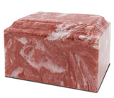 Coral Cultured Marble Urn
