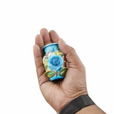 3D Blue Rose Bouquet Cremation Urn