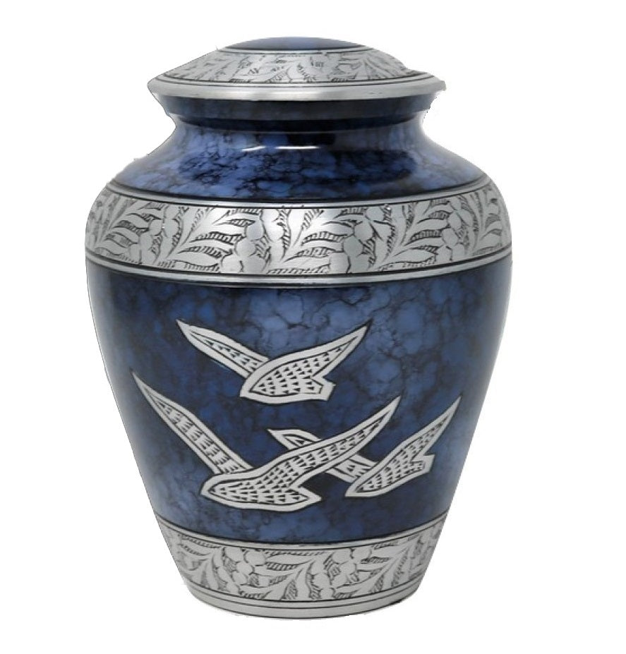 Elite Cloud Birds in Flight Cremation Urn