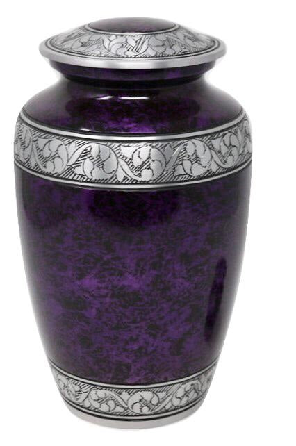 Forest Purple  Cremation Urn and Keepsake set