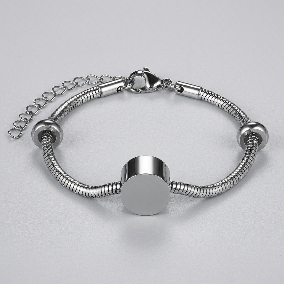Sphere Stainless Steel Keepsake Bracelet