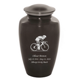 Custom Engraved Bicycle Cremation Urn
