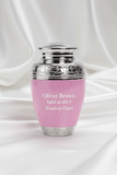 Classic Baby Pink Brass Cremation Urn Collection