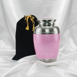 Classic Baby Pink Brass Cremation Urn Collection