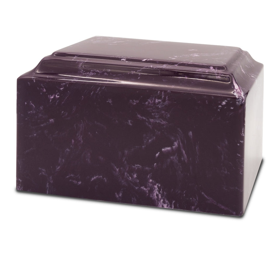 Rose Cultured Marble Urn
