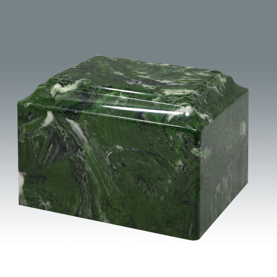 Evergreen Cultured Marble Premium Cremation Urn