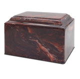 Mahogany Cultured Marble Urn