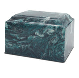 Emerald Cultured Marble Urn