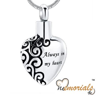 Cremation Pendant - Cremation Pendant Keepsake Jewelry for Human Ashes –  Memorials4u