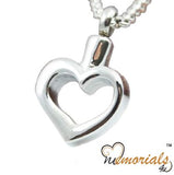 Forever Yours Stainless Steel Cremation Keepsake Pendant