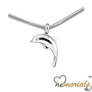 Baby Dolphin Cremation Pendant Jewelry