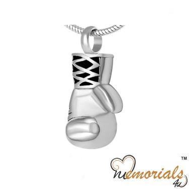 Boxing Glove Cremation Pendant Jewelry
