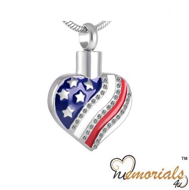 American Flag Cremation Urn