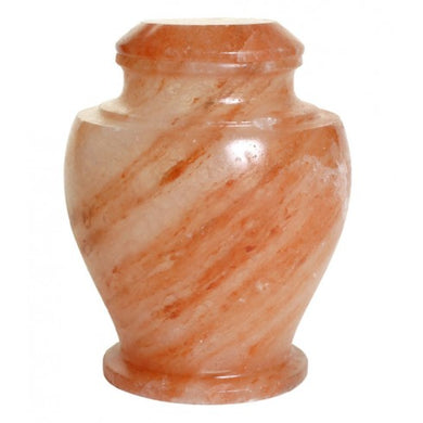 Brown & Peach Biodegradable Salt Urn