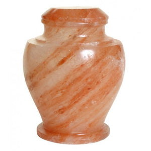 Brown & Peach Biodegradable Salt Urn